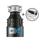 Badger 100 Standard Series1/3 HP Continuous Feed Garbage Disposal with Dishwasher Connector