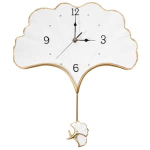 Elegant Wall Clock with Pendulum Battery Operated Non Ticking Silent Unique Home Decorative Fancy Hanging Clocks