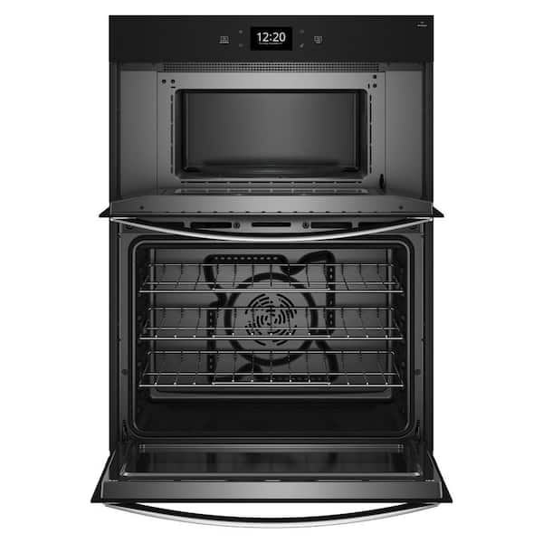 30 inch electric combination wall oven and microwave