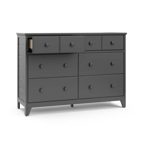 storkcraft grey dresser