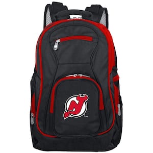 NHL New Jersey Devils 19 in. Black Trim Color Laptop Backpack