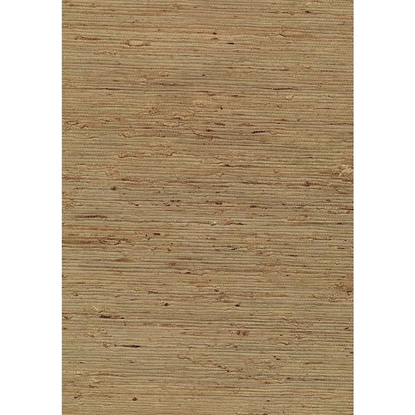 Kenneth James Hayato Light Green Grasscloth Light Green Wallpaper Sample