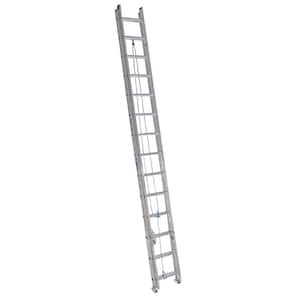 28 ft. Aluminum Extension Ladder (27 ft. Reach Height) with 250 lb. Load Capacity Type I Duty Rating