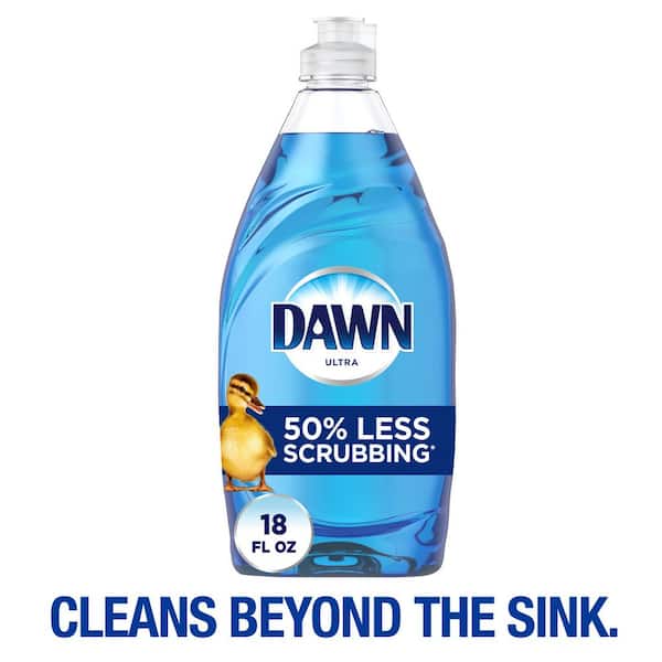 Ultra 18 oz. Original Scent Liquid Dish Soap, Grease-Cutting Dishwashing Liquid for Kitchen and Project Cleanup