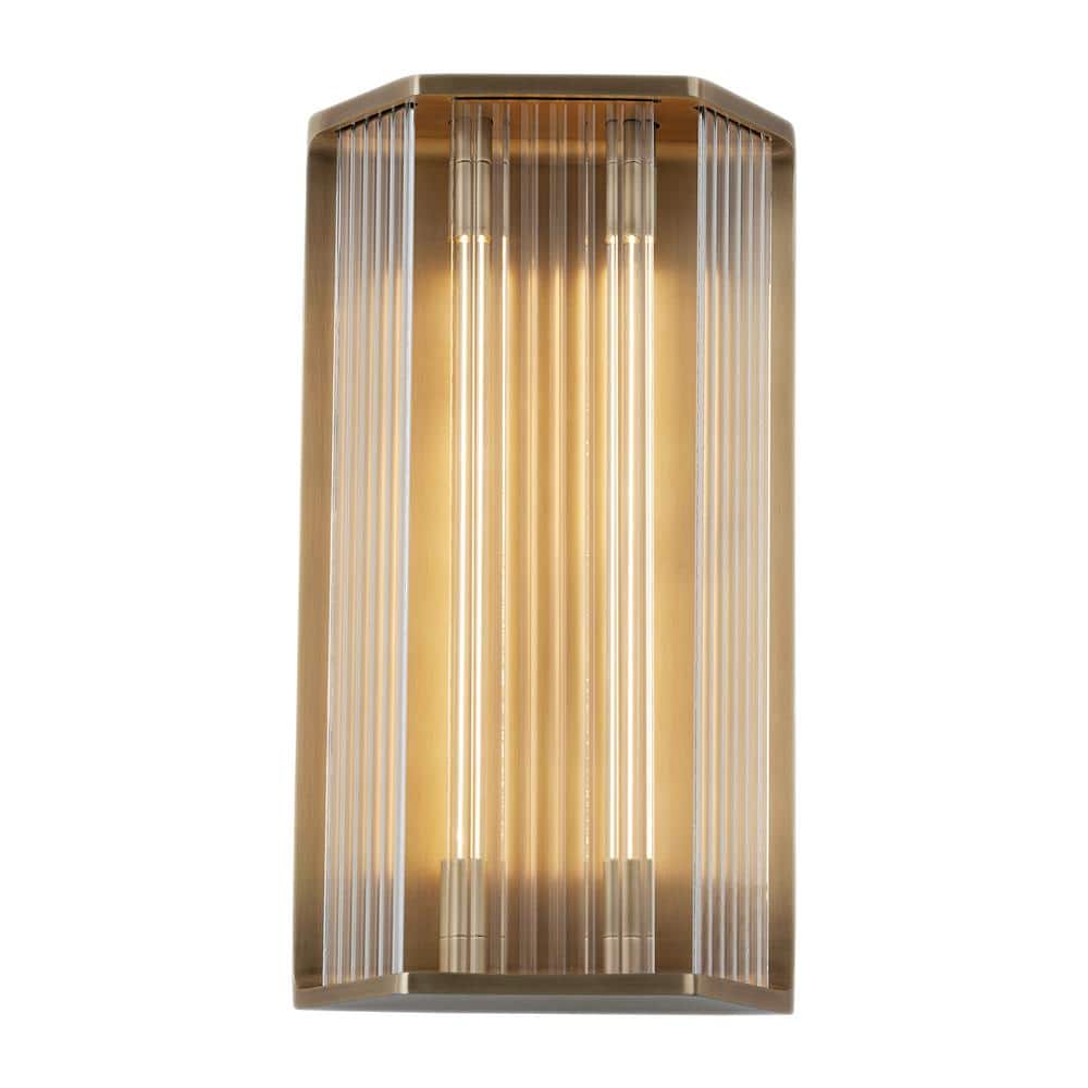 Vintage Brass and Bronze Dimmable LED Bath Bar Light