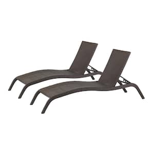 Tacana Wicker Outdoor Chaise Lounge (2-Pack)