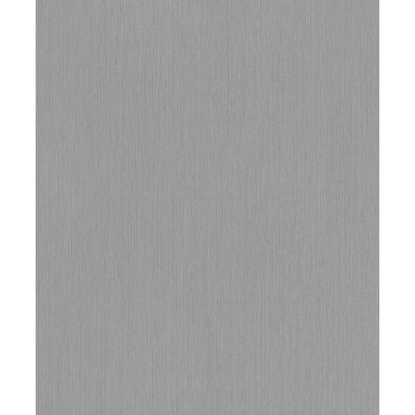 Micro Stripe Texture Grey Matte Finish Vinyl on Non-Woven Non-Pasted ...