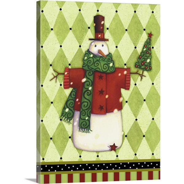 GreatBigCanvas 30 in. x 40 in. Harlequin Christmas III by Viv Eisner Canvas Wall Art