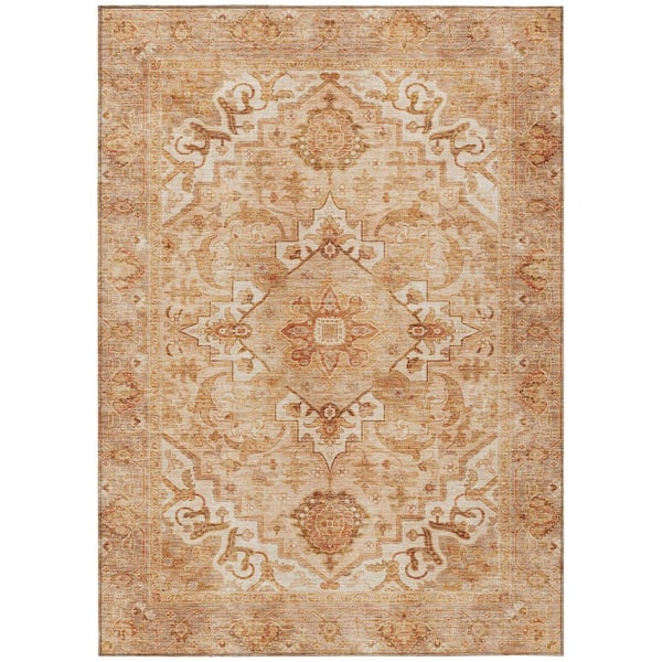 Addison Rugs Chantille Machine Washable Indoor/Outdoor Abstract ACN2164 Copper 10 ft. x 14 ft. Area Rug