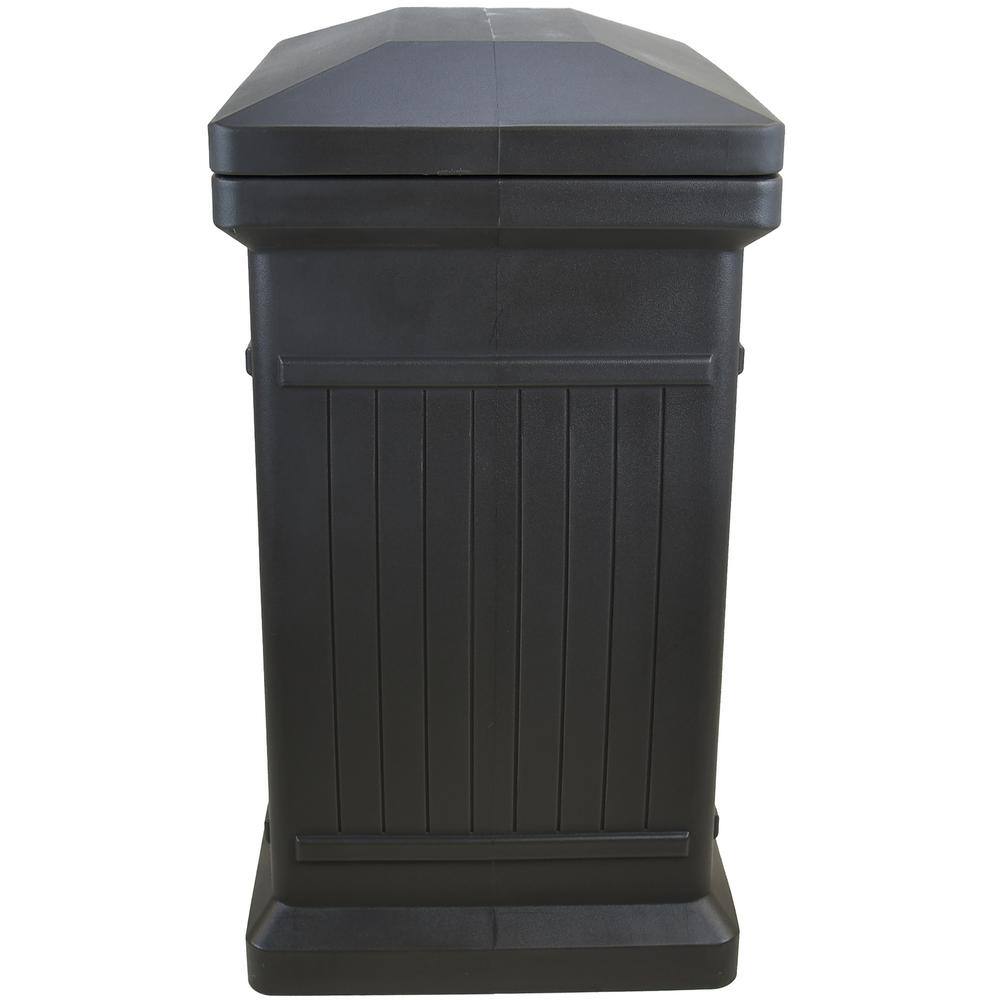Graphite Large Lockable Plastic Package Delivery Box