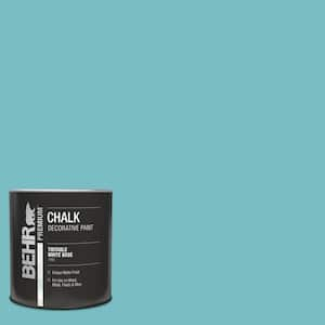 1 qt. #M460-4 Pure Turquoise Interior Chalk Decorative Paint