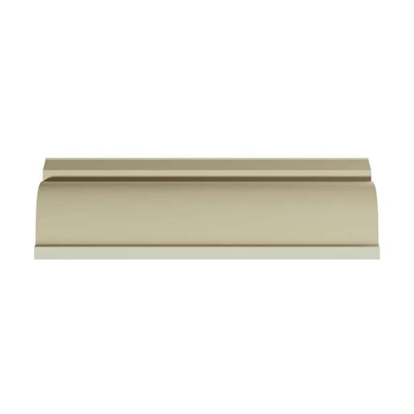 Ekena Millwork Micah 5.125 in. D x 8.625 in. W x 96 in. L Polyurethane Crown Moulding