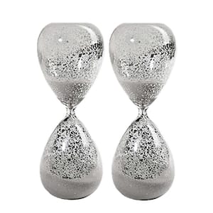 10 in. H Ferdinand 60 Minute Hourglass Sand Timer Glass Sandglass for ...