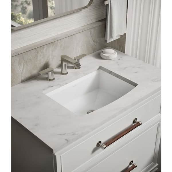 KOHLER Archer 19.9 in. x 15.32 in. Undermount Bathroom Sink in White Vitreous China