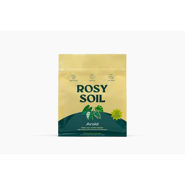 Aroid Soil Potting Mix-Peat-Free, Microbially Active Biochar Powered Soil for Aroids-4 Quarts