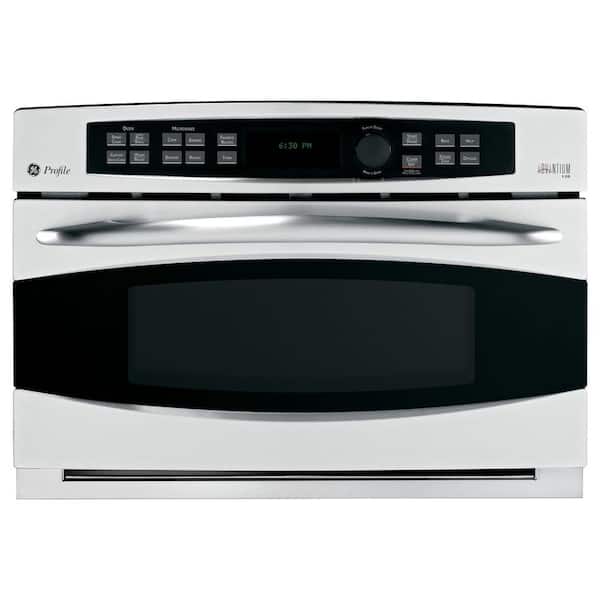 GE Profile Advantium 30 in. Single Electric Wall Oven with Convection in Stainless Steel
