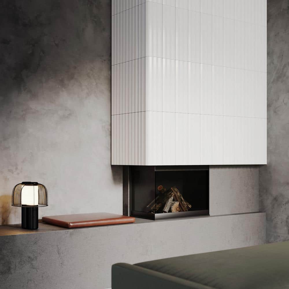 Apex 5" x 16" Ivory Polished Porcelain Wall Tile