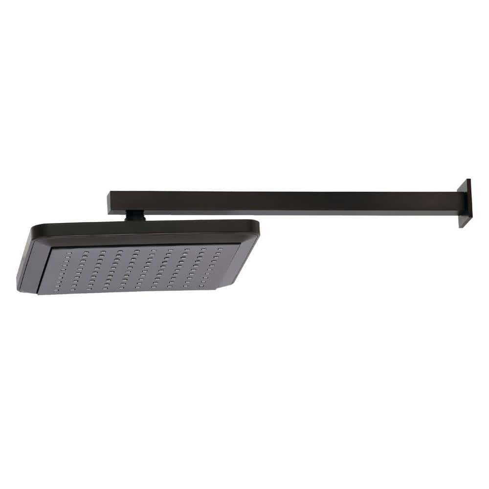 Claremont 1-Spray Patterns 9-5/8 in. Square Wall Mount Fixed Shower Head with Shower Arm in Oil Rubbed Bronze price history on PriceWatchPro