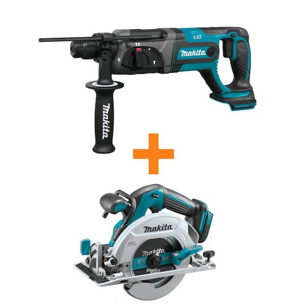 18V LXT Lithium-Ion 7/8in. Rotary Hammer and 18V LXT Brushless Circular Saw