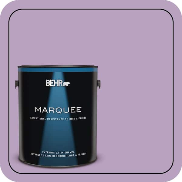 BEHR MARQUEE 1 gal. #660D-4 Lilac Rose Satin Enamel Exterior Paint & Primer