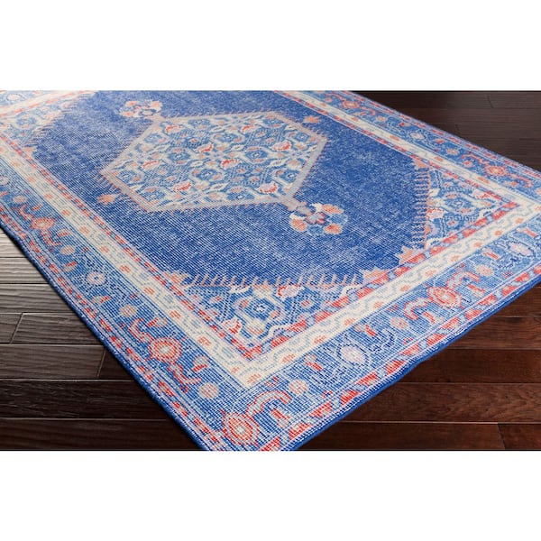Zeno Cobalt 6 ft. x 9 ft. Indoor Area Rug