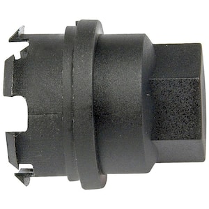 Black Wheel Nut Cover M24-2.0, Hex 19mm (5-pack)