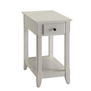 White Afiable Side Table