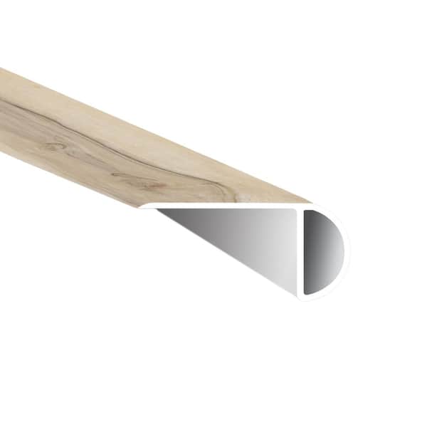 A&A Surfaces Alpine Mountain 1 in. T x 2.23 in. W x 94 in. L Luxury Vinyl Overlapping Stair Nose Molding