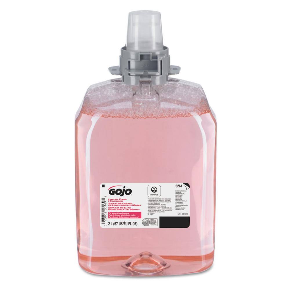 Condition photo showing Good Condition for gojo fmx-20 luxury foam soap  translucent pink  2 / carton (quantity)