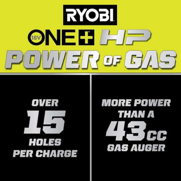 ONE+ HP 18V Brushless Cordless Earth Auger with 6 in. Bit (Tool Only)