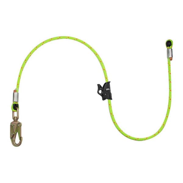 ROPE LOGIC 1/2 in. x 10 ft. Adjustable Wirecore Lanyard with Micrograb