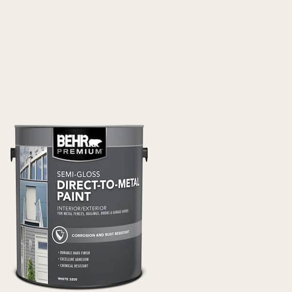 1 gal. #52 White Semi-Gloss Direct to Metal Interior/Exterior Paint