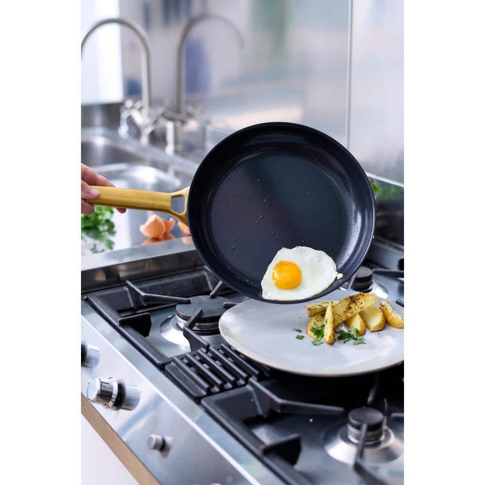 Black and Gold 10-Piece Nonstick Aluminum Cookware Set