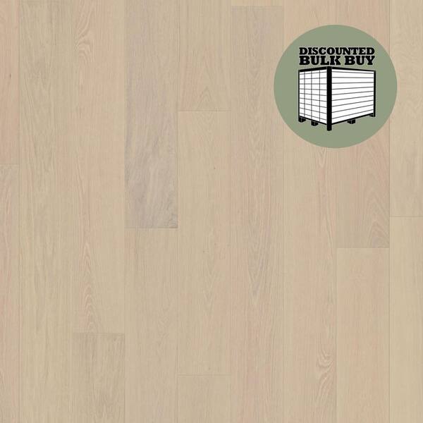 ASPEN FLOORING Bane White Oak 3/8 in. T x 7.5 in. W Tongue and Groove Wire Brushed Engineered Hardwood Flooring (1718 sqft/pallet)