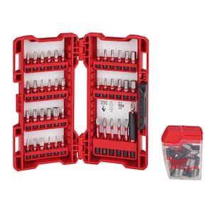 72-Piece Milwaukee Shockwave Impact-Duty Alloy Steel Screw Driver Bit Set 