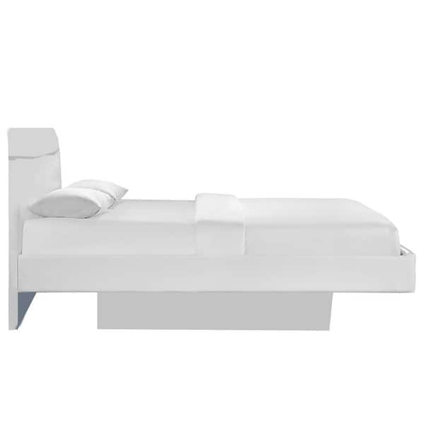 HomeRoots Charlie White Queen Adult Platform Bed