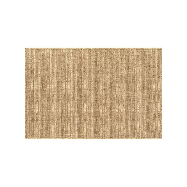 Lomira Gold 2 ft. x 3 ft. Striped Washable Easy Jute Indoor Area Rug