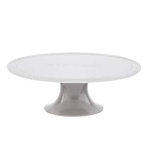 Crofthouse Collection 1-Tier White Melamine Cake Stand (4-Pack)