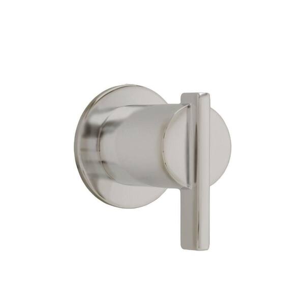 American Standard Berwick 1-Handle On/Off Volume Control Valve Trim Kit in Brushed Nickel with Lever Handle (Valve Sold Separately)