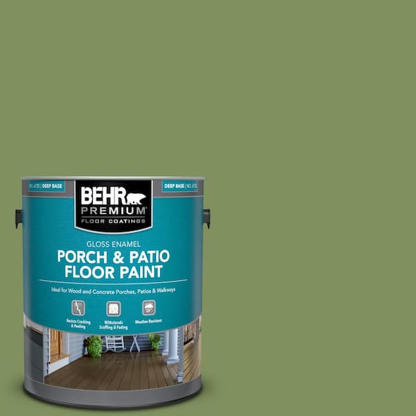 1 gal. #PPU10-03 Green Energy Gloss Enamel Interior/Exterior Porch and Patio Floor Paint