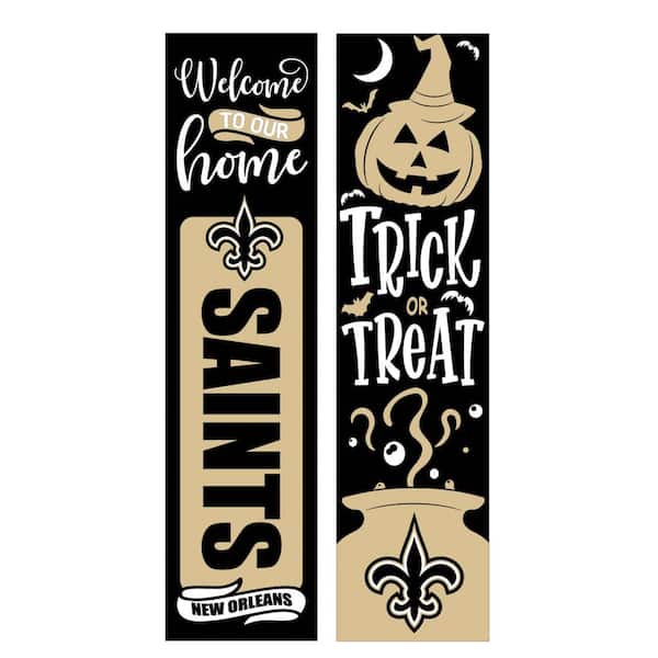 Evergreen 47 in. Double Sided Leaner Halloween Prop Porch Sign
