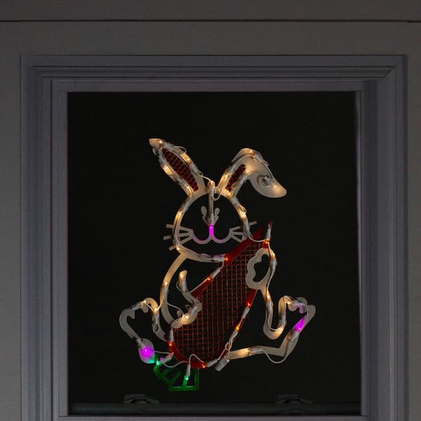 Décoration Lumineuse Lapin De Pâques - Branche LED Avec Lumières Transparentes