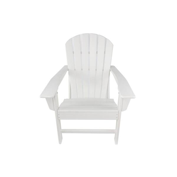 white resin adirondack