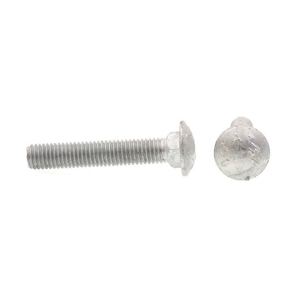 Prime-Line 1/2 in.-13 x in. A307 Grade A Hot Dip Galvanized Steel  Carriage Bolts (25-Pack) 9064447 The Home Depot