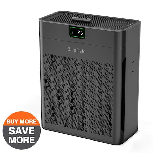 1100 sq. ft. H13 HEPA Console Air Purifier in Black, with PM2. 5 Sensor, 25 dB Sleep Mode, Activated Carbon, Ozone-Free