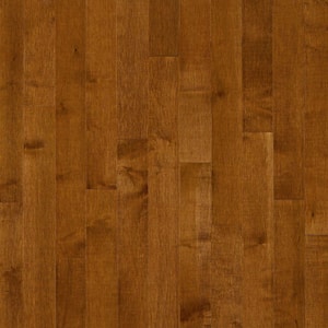 Maple Gunstock 3/4 in. Thick x 2-1/4 in. Wide x Varying Length Solid Hardwood Flooring (20 sqft /case)