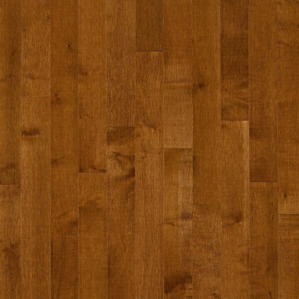 Bruce Maple Gunstock 3/4 in. Thick x 2-1/4 in. Wide x Varying Length Solid Hardwood Flooring (20 sqft /case)