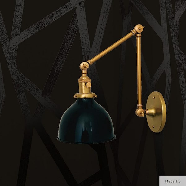 Genevieve Gorder Metallic Black on Black Intersections Vinyl Peel and Stick Wallpaper Roll (Covers 28 sq. ft.)