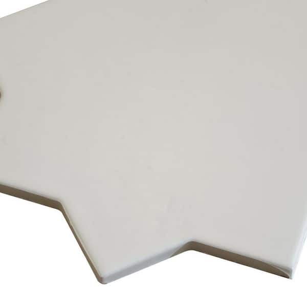 パールホワイトAPOLLO Apollo Tile Jewelicious Pearl White Natural Shell 12-in x 12