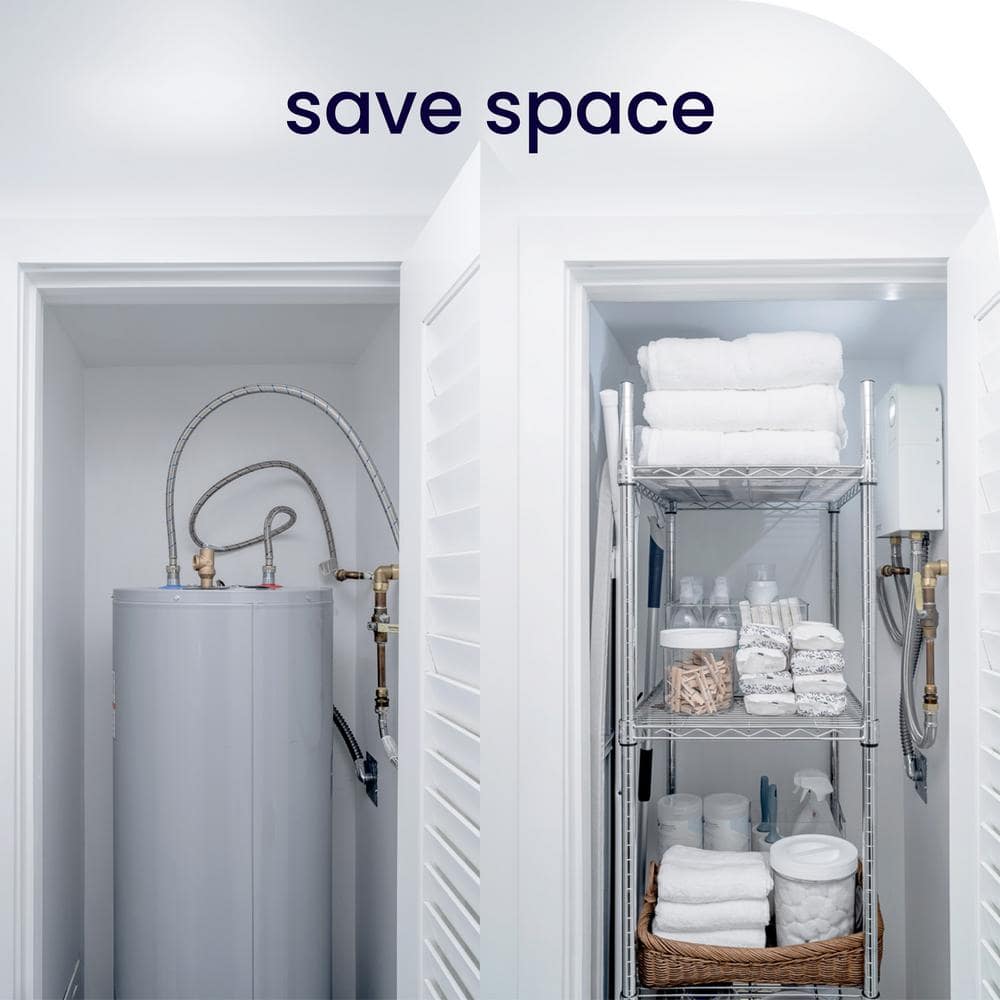 Optimal 18kW White Electric Tankless Water Heater